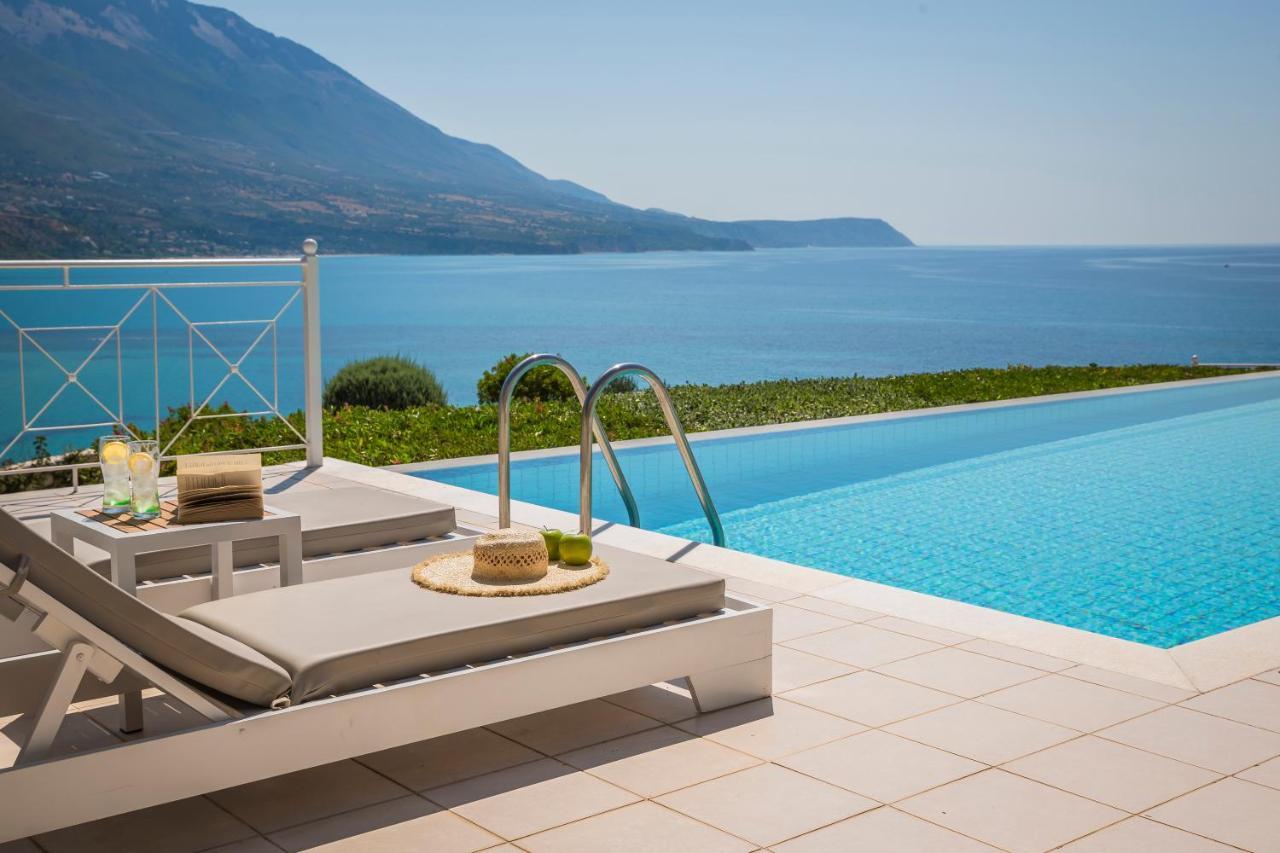 Villa Thalassa Kefaloniaprivatevillas 特拉佩扎奇 外观 照片